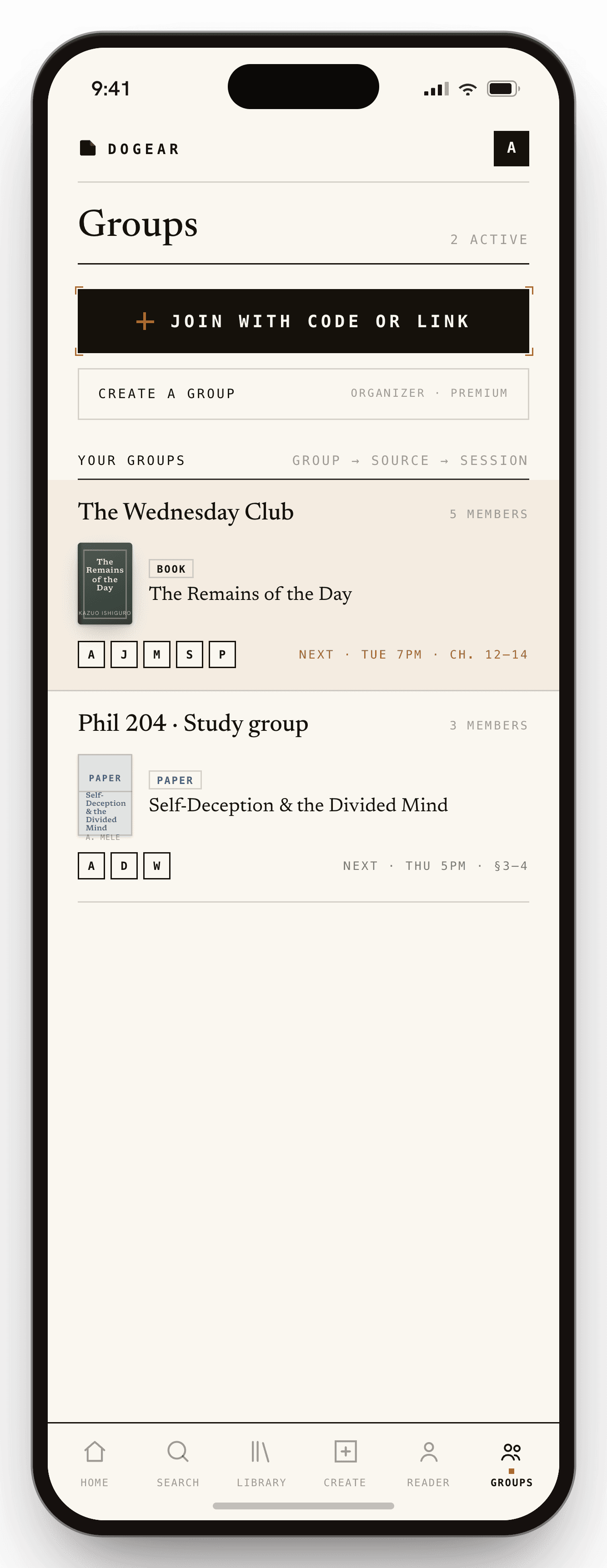 Groups